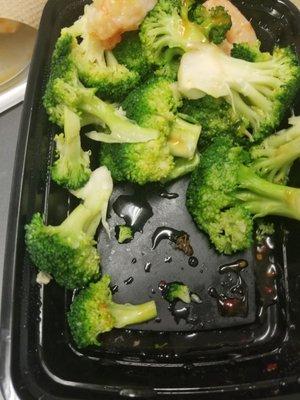 TODAY I ORDERED SHRIMP AND BROCCOLI. I WAS ALMOST DONE EATING MY FOOD, I FOUND A ROACH IN MY FOOD.