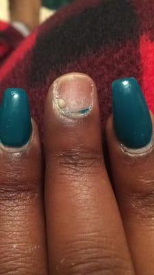 Please go elsewhere the guy nipped at my nails and then not even a week later I have an infection