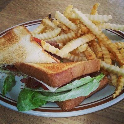 BLT and fries