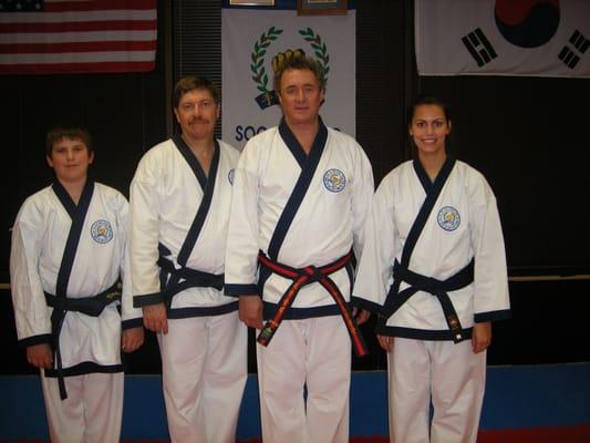 Master Donnelly w/ Black Belt Students