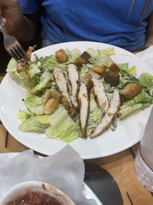 Chicken Caesar salad