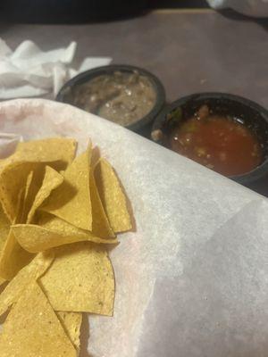 Chips, dip, and salsa