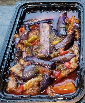 Spicy Garlic Eggplant