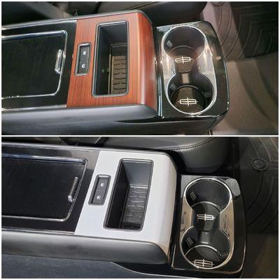 Before and after interior wrap