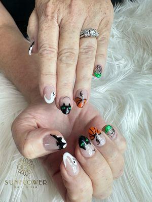 Halloween nail design