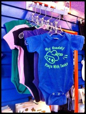 Custom onesies.  Custom baby tees.  Custom baby t-shirts.  Personalized onesies.