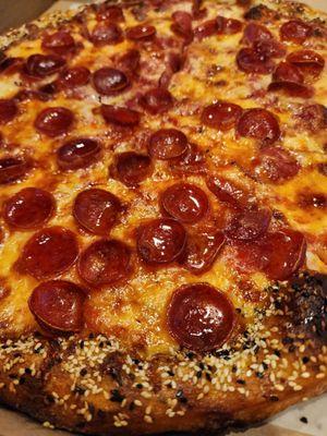 Hot Honey Pepperoni Pie