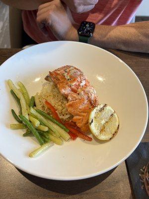 Salmon with Riced Cauliflower