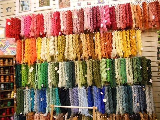 Skads of skeins of yarn