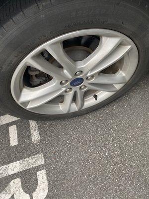 Bad tire