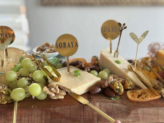 Charcuterie table