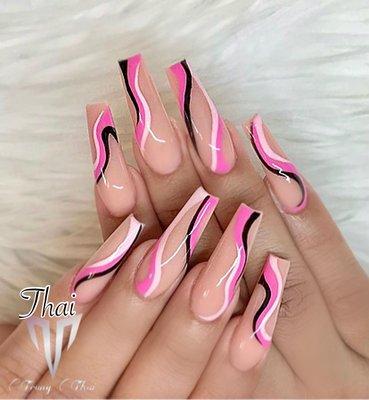 Acrylic nails design