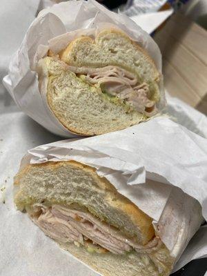 Turkey Turkey Pesto Melt Hot Sub