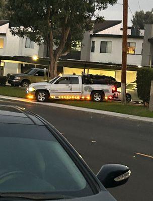 There are no rules here. Mobile mechanic just drove over the grass and did MAJOR work to a vehicle for over a week and nobody said one word.