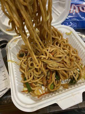 Chow mein with no meat or shrimp