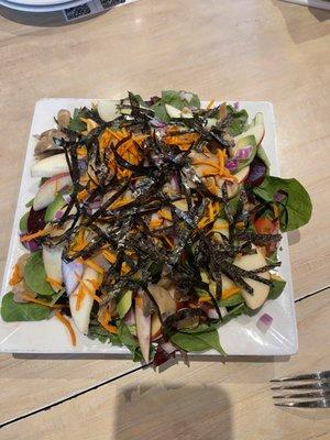 Shakers Super Vegan Salad (bring your own Balsamic Vinegar).