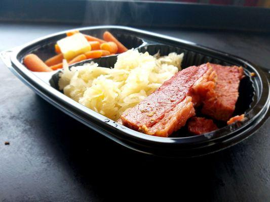 Corned beef dinner.