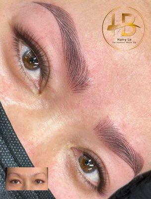 Nanostroke for those want to be natural eyebrows