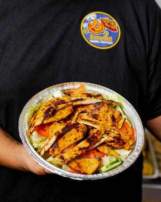 Grilled Chicken Over Salad