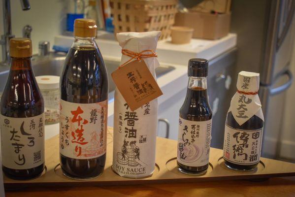 shoyu (soy sauce) tasting