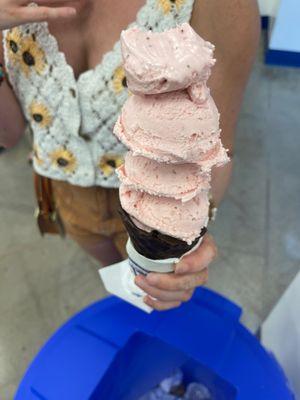 Strawberry  Cone