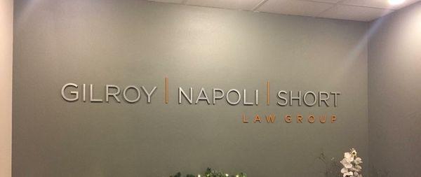 Entrance to the main Portland office of GIlroy Napoli Short Law Group LLP