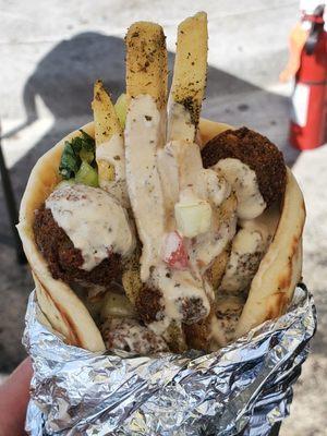 Falafel sandwich