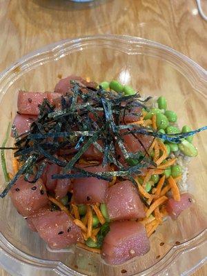 Make your own tuna bowl