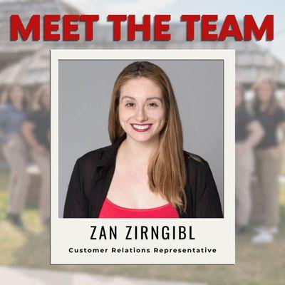 Meet the Team - Meet Zan!