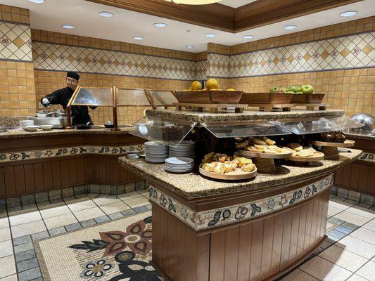 Buffet and Omelet Stations