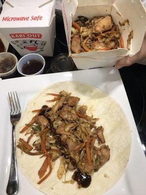 Moo shu chicken