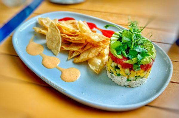 Tuna Tartare with Mango and Avocado