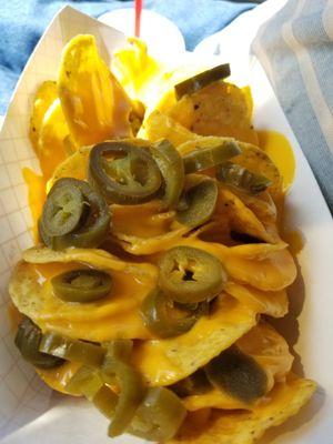 Nachos with jalapenos