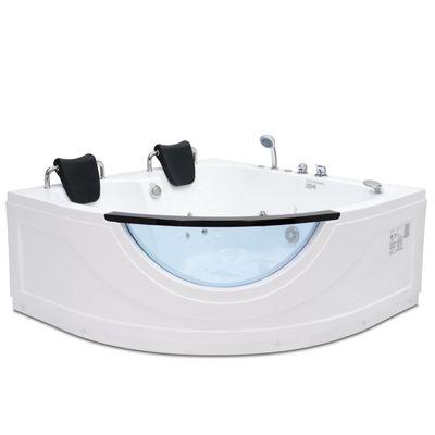 Chelsea whirlpool tub with inline heater and underwater lighting.