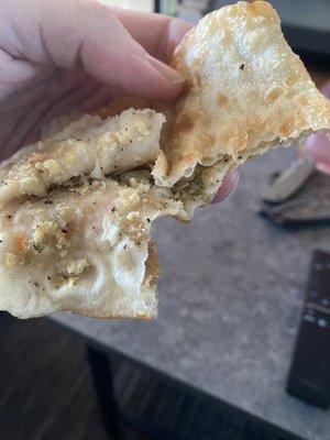 Get these little "chicken veg empanadas" for a buck