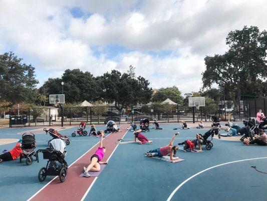 Stroller Strides class