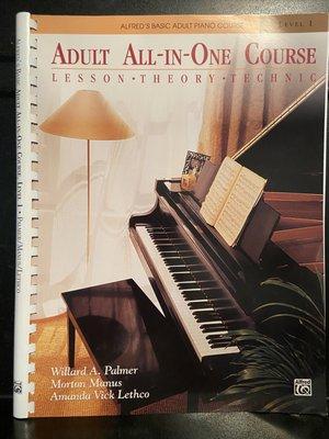 Great adult piano method book. Updated version contains some nice jazz pieces.