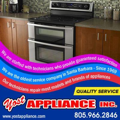 Same day Santa Barbara appliance repair