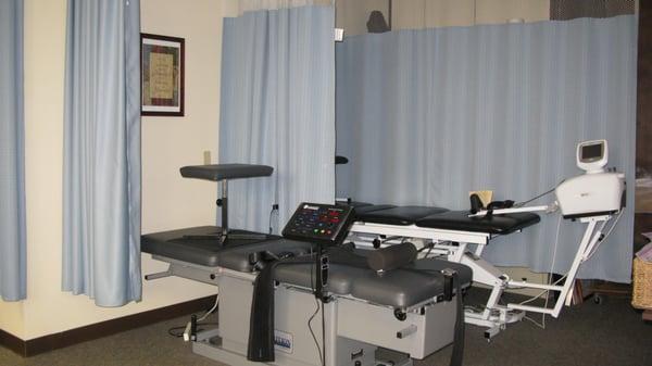 Our Lumbar and Cervical Decompression Machines will provide you with relief from the worst back pain.