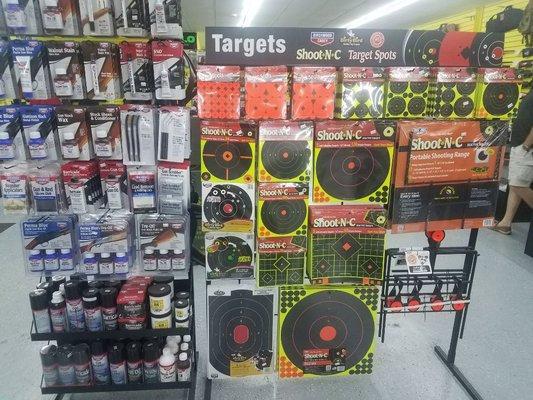 Gun care products and targets