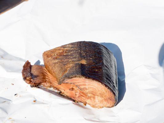 Smoked Salmon (MUCH bigger than it looks -- poor angle!)