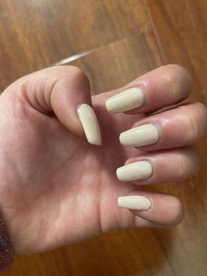 Natural nails "be there in a Prosecco" OPI