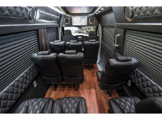 Luxurious interior of our Sprinters