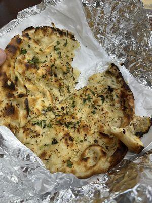 Garlic naan