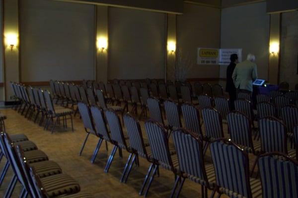 Meeting hall.  A very beautiful room.