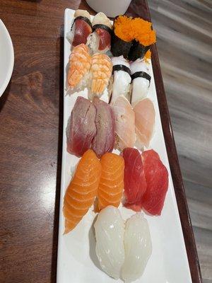 Some of the sushi we ordered during AYCE