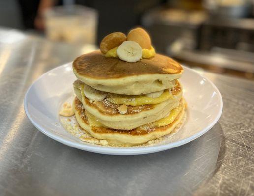 Banana Pudding Pancakes