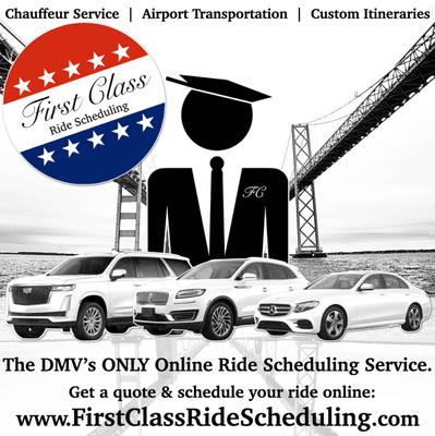 The DMV's ONLY Online Ride Scheduling Service.