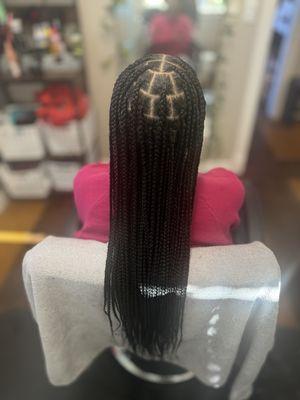 Medium box braids