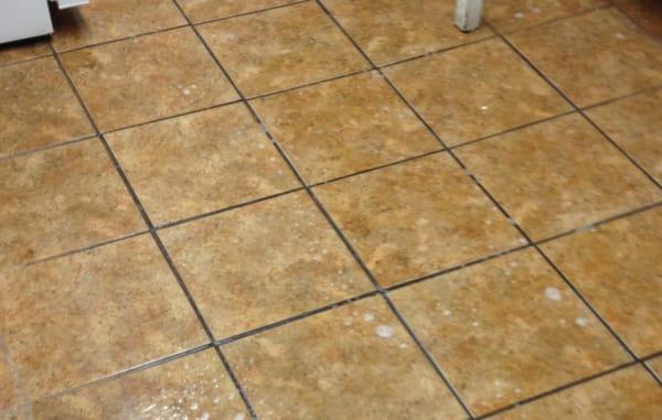 Tile after cleaning